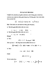 Ôn tập giải tích hàm - Vấn đề và công thức chuẩn môn Toán rời rạc | Trường Đại học sư phạm Hà Nội