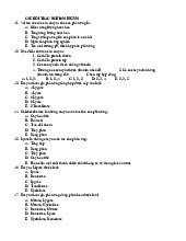 Câu hỏi Trắc nghiệm về Enzym - Hóa Sinh (Môn Thuốc) | Đại Học Y Dược Huế