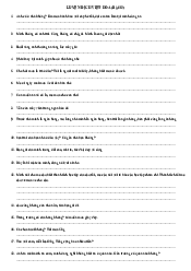 Luyện 30 câu dịch tiếng Trung Quốc cơ bản môn Tiếng Trung | Đại Học Hà Nội