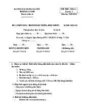 Đồ án Thiết kế hệ thống điều khiển Robot SCARA môn Thiết kế hệ thống cơ điện tử | Trường Đại học Bách Khoa Hà Nội