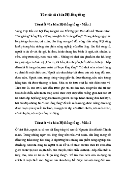 Văn mẫu lớp 7: Tóm tắt văn bản Hội lồng tồng (3 mẫu) | Kết nối tri thức