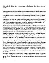 Viết bài văn biểu cảm về con người hoặc sự việc chọn lọc hay nhất | Ngữ văn 7