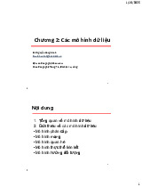 bài giảng cơ sở dữ liệu của đại học