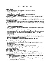 Bài 5: Acid Dịch Vị và Hoạt Động Của Lipase | Tài liệu hóa sinh