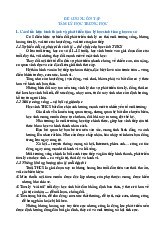 Đề cương ôn tập môn Tâm lý học trung học | Đại học Đồng Tháp