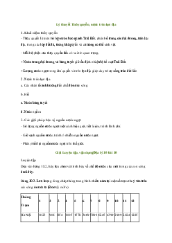 Giải Địa lí 10 Bài 10: Thủy quyển. Nước trên lục địa | Cánh diều