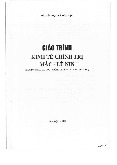 Giáo trình kinh tế chính trị từ chương 1-4 - Kinh tế chính trị Mác Lênin | Trường Đại học Thủ đô Hà Nội
