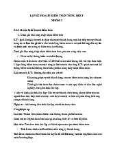 Lập Kế Hoạch Kiểm Toán Tổng Quát | Môn Kiểm toán tài chính - Đại học Công Đoàn