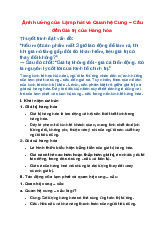 Ảnh hưởng của Lạm phát và Cung Cầu đến Giá trị Hàng hóa (GTHH) Môn Kinh tế chính trị Mác - Lênin | Trường Đại học Tài chính - Marketing