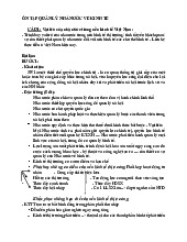 Câu hỏi ôn tập Quản lý Nhà nước về Kinh tế Việt Nam | Môn Quản lý nhà nước - Đại học Vinh