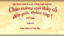 Giáo án điện tử Mĩ Thuật 6 Bài 2 Chân trời sáng tạo: Thời trang với hình vẽ thời tiền sử