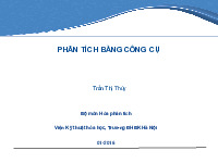 Chương 1. Mở đầu | Bài giảng môn Phân tích bằng công cụ | Đại học Bách khoa hà nội