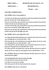 Đề thi học kỳ 2 môn Hoạt động trải nghiệm lớp 8 năm học 2024 - 2025 | Bộ sách Cánh diều