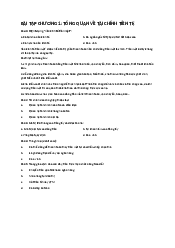 Tổng hợp câu trắc nghiệm tài chính tiền tệ tất cả các chương  | Học Viện Ngân Hàng