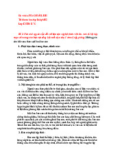 Soạn thảo báo cáo tổng kết cuối năm của đơn vị môn Pháp luật đại cương | Trường đại học Mở Hà Nội