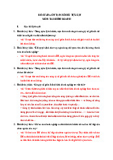 Đề cương ôn tập cuối kỳ Môn Tài chính doanh nghiệp | Học viện Chính sách và Phát triển