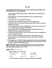 Đề thi số 10 - Môn Kinh tế vĩ mô - Đại Học Kinh Tế - Đại học Đà Nẵng