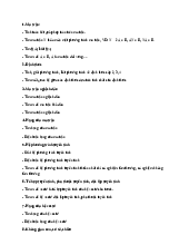 Nội dung ôn tập Toán cao cấp 1  | Trường Đại học Phạm Văn Đồng
