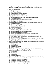 Trắc nghiệm Kinh tế vi mô | Trường Đại học Mở Thành phố Hồ Chí Minh