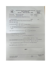 Đề thi giữa HKI học phần Đại số tuyến tính năm 2024 - 2025 | Trường Đại học Khoa học tự nhiên, Đại học Quốc gia Thành phố Hồ Chí Minh