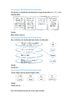 Giải VBT môn Tiếng việt 2 - Bài  5: Em có xinh không | Kết nối tri thức