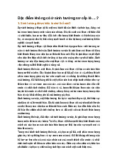 Đặc điểm không có ở sinh trưởng sơ cấp là ....?