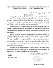 Bài tập thư cảm ơn | Học viện Hành chính Quốc gia