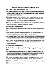 Đề cương 300 câu môn Mạng truyền thông công nghiệp | Trường Đại học Bách Khoa Hà Nội