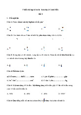 Phiếu bài tập hè môn Toán lớp 4 lên lớp 5 Cánh Diều - số 3