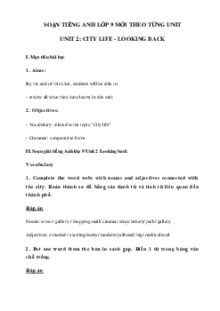 Unit 2 lớp 9 Looking back