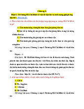 TOP Câu hỏi trắc nghiệm chương 3 Môn Tư tưởng Hồ Chí Minh | Đại học Kinh Tế Quốc Dân