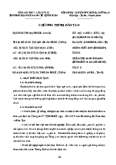 Tài liệu sưu tầm. Chương trình đào tạo ngành Ngôn ngữ Anh- NEU