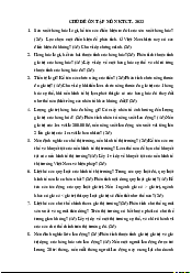 Chủ đề ôn tập năm 2022 môn Kinh tế chính trị | Trường Đại học Mở Hà Nội