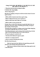 Chương 2 hàng hóa, thị trường và vai trò của các chủ thể tham gia 2 môn Kinh tế chính trị Mác - Lênin  | Học viện Nông nghiệp Việt Nam