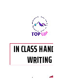 IN Class Handout Writing -  Tài liệu tham khảo môn Tiếng Anh ( TA8 ISW) | Đại học Hoa Sen