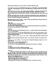Nội dung : Lịch sử Đảng Cộng sản Việt Nam: Phong trào yêu nước và chiến lược cách mạng - Đề cương môn lịch sử Đảng  -Trường Đại học công đoàn