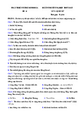 Đề thi thử tốt nghiệp THPT 2025 môn Lịch sử bám sát đề minh họa - Đề 34