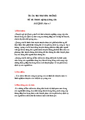 Doanh nghiệp quảng cáo - môn học quản trị truyền thông | Trường Đại học Lao động - Xã hội