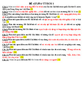 Tổng hợp 27 câu hỏi đề cương TTHCM | Trường Đại học Luật - Đại học Quốc gia Hà Nội