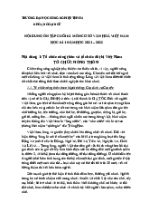 Ôn tập Cuối kì Cơ sở văn hóa Việt Nam | Trường Đại học Công nghiệp Thành phố Hồ Chí Minh