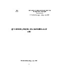Quy chế hoạt động của Ban kiểm soát - Luật kinh tế | Trường đại học Luật, đại học Huế