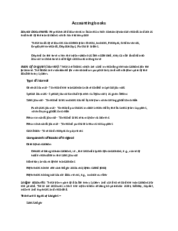 Accounting books | Kinh tế vi mô | Đại học Khoa học Xã hội và Nhân văn, Đại học Quốc gia Thành phố HCM