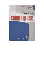 Giáo trình Chính trị học - TS. Nguyễn Văn Long, 2012, NXB ĐH Sư Phạm