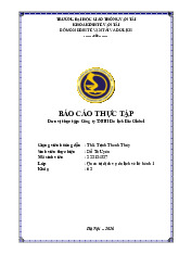 Báo cáo thực tập doanh nghiệp du ịch 2026