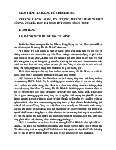 Giáo trình tư tưởng Hồ Chí Minh năm 2021