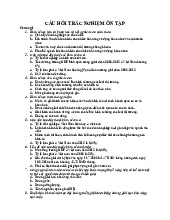 Câu hỏi trắc nghiệm chương 1 môn kinh tế vi mô –Trường Đại học Nguyễn Tất Thành