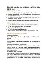 Biểu hiện của dân chủ và kỉ luật là gì? Cho ví dụ GDCD lớp 9