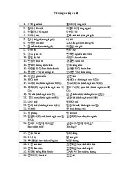 Tổng hợp từ vựng sơ cấp 1 - Hàn Quốc Học | Trường Đại học Ngoại ngữ, Đại học Quốc gia Hà Nội