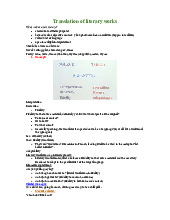 Đề cương ôn tập môn Biên phiên dịch | Đại học Khoa học Xã hội và Nhân văn