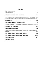 Final Group Project on Micro Economics: The Coffee Industry | Microeconomics | Trường Đại học Quốc tế, Đại học Quốc gia Thành phố Hồ Chí Minh